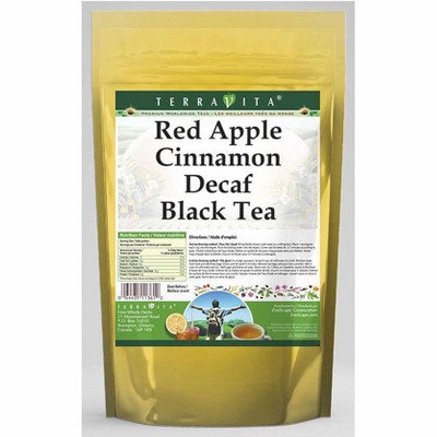 TerraVita Red Apple Cinnamon Decaf Black Tea (50 tea bags, ZIN: 541642)