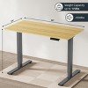 INFURNIC Desks Adjustable Height Desk with Eco Friendly Workspace and Solid Steel Frame for Home Office, Multicolored, 47.24"*23.62"*23.23" - 3 of 4