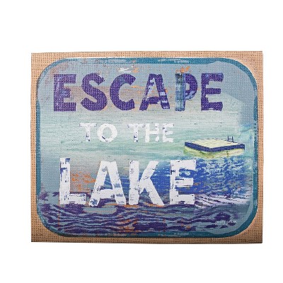 Beachcombers Escape To The Lake Wall Art 15.16" x 1.97" x 12.29"