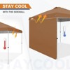 EAGLE PEAK Pop Up Canopy Tent with 1 Sidewall, Easy Setup Event Tent - 3 of 4