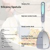 5 Pieces Silicone Spatula Set, BPA Free Silicone Turner Spatulas, Heat Resistance Durable Cooking Utensils Light Grey - 4 of 4