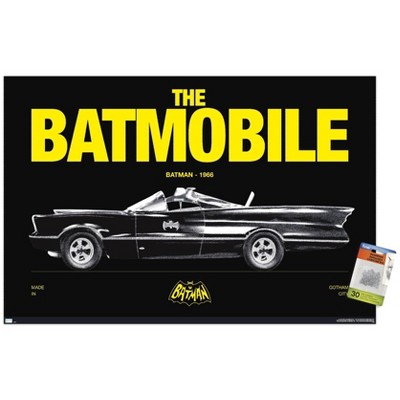 Trends International DC Comics Batman: 85th Anniversary - 1966 Batmobile Unframed Wall Poster Prints