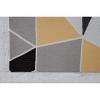 36"x48" Figueres 1/4" Rug'D Chair Floor Mat Yellow/Gray - Anji Mountain: Durable, Office, Felt Backing - 3 of 4
