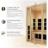 JNH Lifestyles Joyous 2 Person Indoor Home Infrared Sauna with Red Light Therapy - 3 of 4