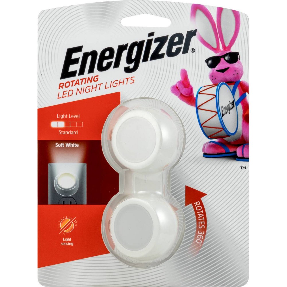 UPC 030878402934 product image for Energizer 2pk Rotating Guide LED Nightlight | upcitemdb.com