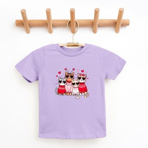 The Juniper Shop Valentine Kittens Youth Short Sleeve Tee - 1 of 3