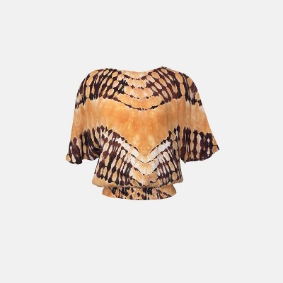 Women's Demi Hand Painted Tie Dye Top - LUSANA