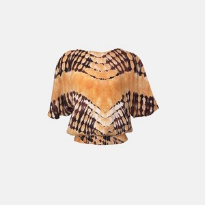 Women's Demi Hand Painted Tie Dye Top - LUSANA - 1 of 4