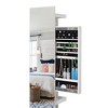 Gulches Full Length Mirror 360° Swivel Jewelry Cabinet - 2 of 4