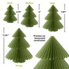 Briarwood Lane Christmas Multipack S-M-L-XL Green Tree Honeycomb Paper Decor (4-pack) 8x8 Bundle Party Centerpiece Decoration - 2 of 4