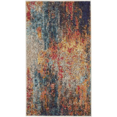 Nourison Celestial Abstract Darkness Indoor Area Rug