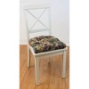 Gripper 15" x 15" Non-Slip Cabernet Tufted Universal Chair Cushions Multi Set of 2: Indoor Kitchen Seat Pads, Botanical Pattern - 2 of 3