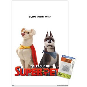 Trends International DC Comics Movie DC League of Super-Pets - Krypto and Ace Unframed Wall Poster Prints - 1 of 4