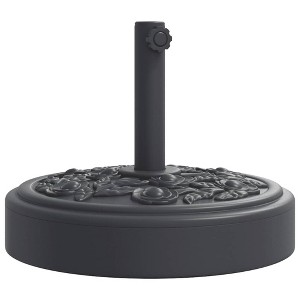 vidaXL Umbrella Base Black Polyethylene and Concrete 55 lb - 1 of 1
