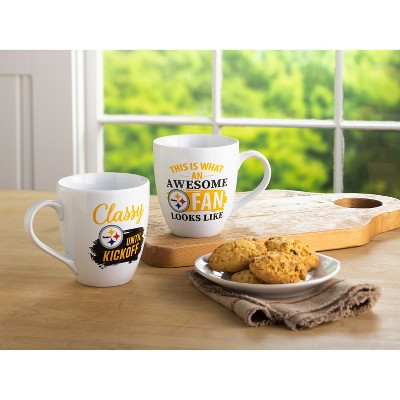 Pittsburgh Steelers, Ceramic Cup O'Java 17oz Gift Set