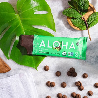 ALOHA Chocolate Mint Protein Bars - 9.88oz/5ct