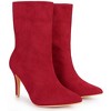 Perphy Women's Pointed Toe Foldable Slip on Stiletto Heels Ankle Boots - 2 of 3