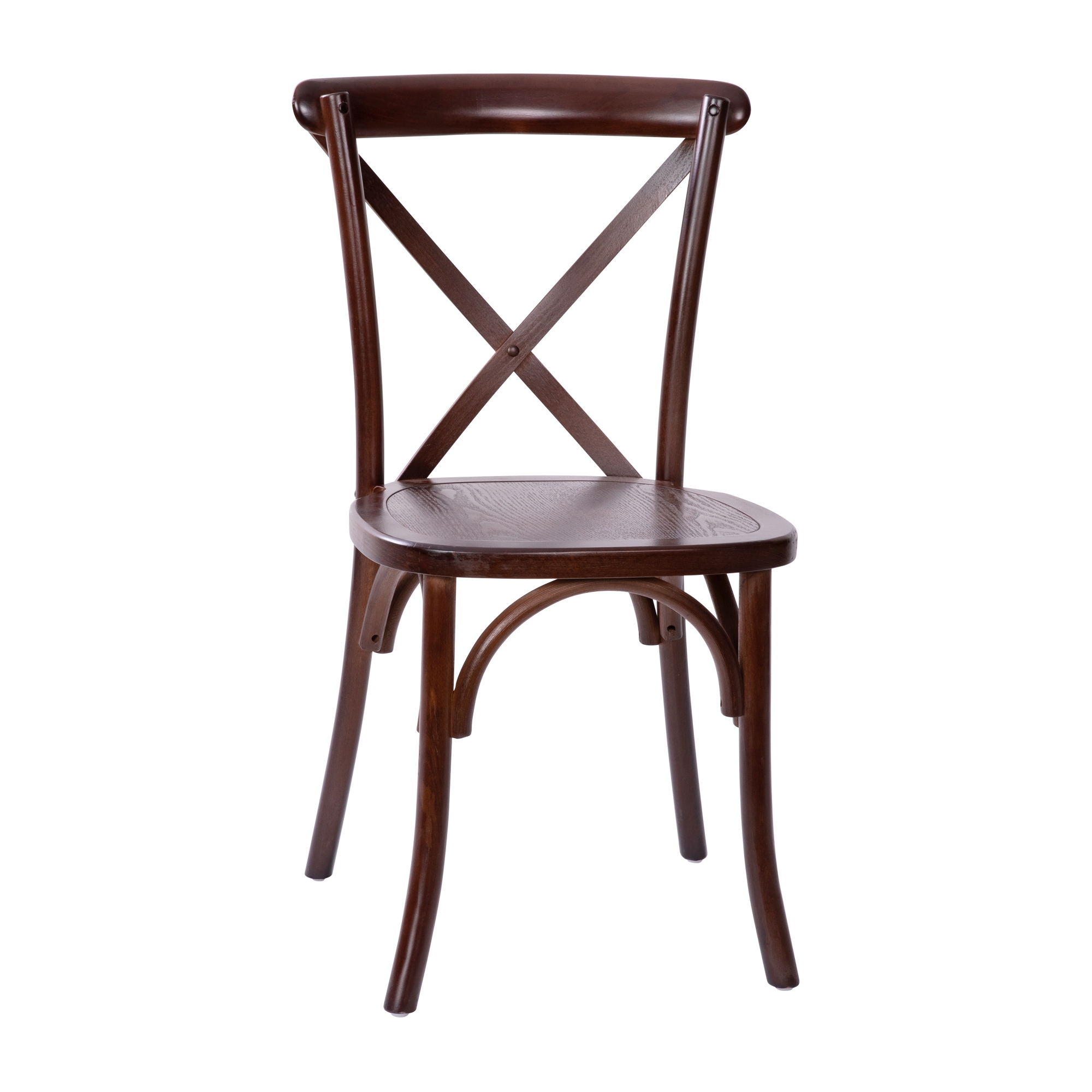 Emma and Oliver Walnut X-Back Chair