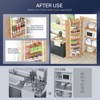 LunaLulinlk Pantry Organizer, 8-Tier Pantry Storage, Metal Hanging Spice Rack for Kitchen,Bathroom, Back of Door Seasoning Rack, White - 3 of 4