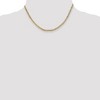 Black Bow Jewelry 3.2mm 14K Yellow Gold Hollow Anchor Chain Necklace - 2 of 4