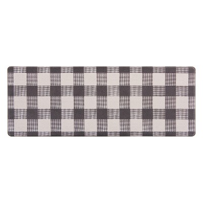 20 X 39 Oversized Cushioned Embossed Gentle Step Anti-fatigue Kitchen Mat  (buffalo Check) : Target