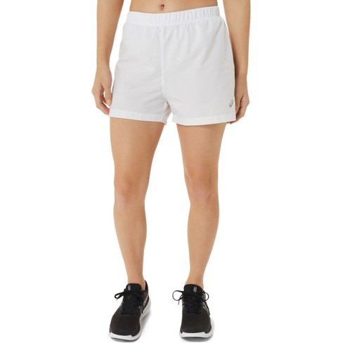 ASICS Women's READY-SET 3IN SHORT Running Apparel, XS, white