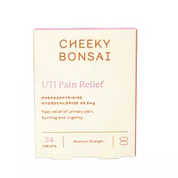 Cheeky Bonsai UTI Pain Relief Tablets - 24ct