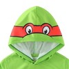 Nickelodeon Teenage Mutant Ninja Turtles TMNT Raphael Boys Long Sleeve Hooded Shirt for Big Kids - 4 of 4