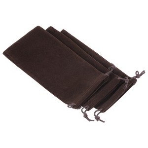 Unique Bargains Wedding Gift Microfiber Soft Drawstring Storage Bag 3 Pcs - 1 of 3