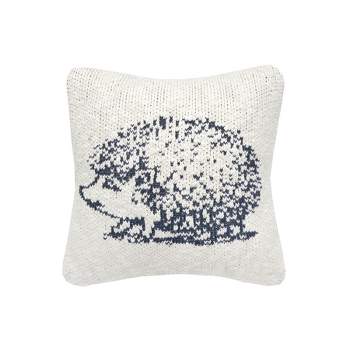 C&F Home 10" x 10" Hedge Hog Knitted Throw Pillow