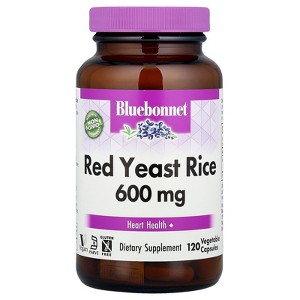 Bluebonnet Nutrition Red Yeast Rice, 600 mg, 120 Vegetable Capsules - 1 of 4