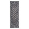 Vintage Rug for Living Room, Washable Black Entryway Rug Non Slip Soft Bedroom Rugs - 2 of 4