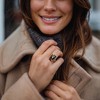 Ross-Simons 12.00 Carat Smoky Quartz Leaf Ring in 18kt Gold Over Sterling - 2 of 4