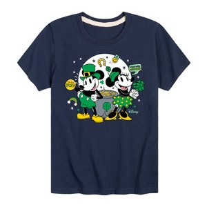 Boys' - Disney - Mickey And Minnie Pot Of Gold Short Sleeve Graphic T-Shirt - 1 of 4