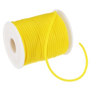 Unique Bargains Hollow Pipe Tubing Rubber Cord Silicone Stretchy Durable Elastic Beading Cord 1 Pc - 1 of 4