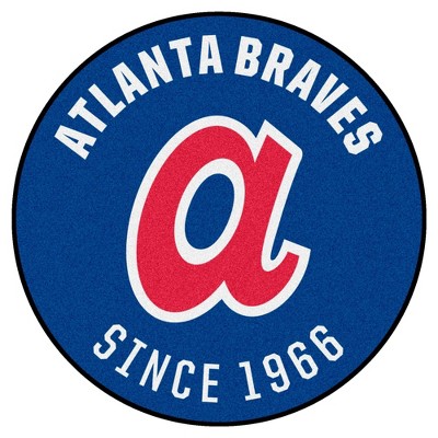 MLB Atlanta Braves 27"x27" 1974 Retro Collection Roundel Rug