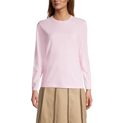 Lands' End School Uniform Women's Long Sleeve Essential T-shirt