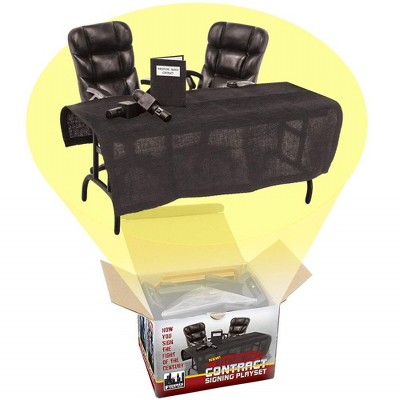 10-Pack Of Brown Breakable Tables For WWE & AEW Wrestling Action Figures (1:10 Scale)
