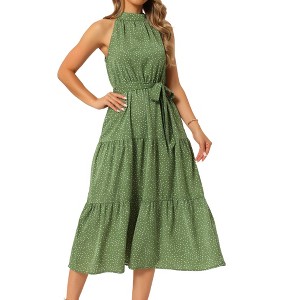 green emerald velvet dress Kenneth Cole Knot Front Modern Midi Dress