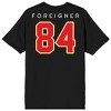 Foreigner Provocateur Album Art Crew Neck Short Sleeve Men's Black T-shirt - 3 of 4