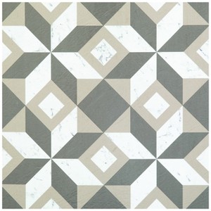 GoodGram Peel N' Stick DIY Retro 12x12 Self Adhesive Vinyl Floor Tile - 20 Tiles (20 Total SF in a Box) - Prism Marble - 20 Tiles/20 sq. ft. - 1 of 4