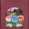 Women's - Disney - Alice in Wonderland Lightweight French Terry Wide Neck Long Sleeve Shirt - 2 of 4