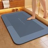 MaseiKar Quick-Dry Diatomite Bath Mat, Non-Slip Absorbent Bathroom Rug, Fast-Drying Floor Mat for Shower & Tub - 2 of 4