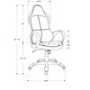 Vynxaria Office Chair, Gaming, Adjustable Height, Swivel, Ergonomic, Armrests, Computer Desk, Work, Black And Red Fabric - 3 of 4