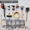 Munora - Heavy-Duty Rotating Garage Hooks - 4-Pack Solid Steel Wall Hangers for Ladders, Tools & Equipment - 2 of 4