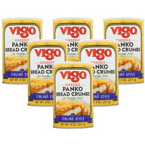 Vigo Panko Bread Crumbs Seasoned  - 6 pack, 8 oz - 1 of 4