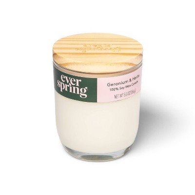 Candle - Geranium & Herbs - 5.5oz - Everspring™