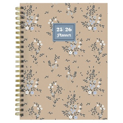 TF Publishing July 2025 - June 2026 Rustic Floral Medium Weekly Monthly Planner