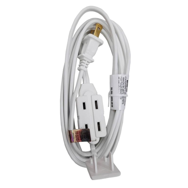 Woods 6&#39; Extension Cords White, 3 of 5