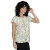 HAPPY BAY Women's Dressy Short Sleeve Top Summer Party Business PleatedT Shirts Trendy Fashion Tops Casual Flowy Tunic Tops For Women - 4 of 4
